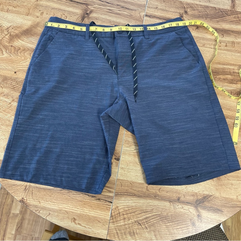 Men's Blue Shorts with Drawstring